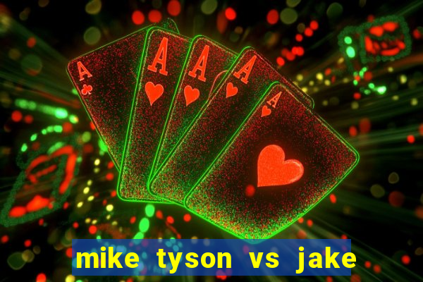 mike tyson vs jake paul assistir online